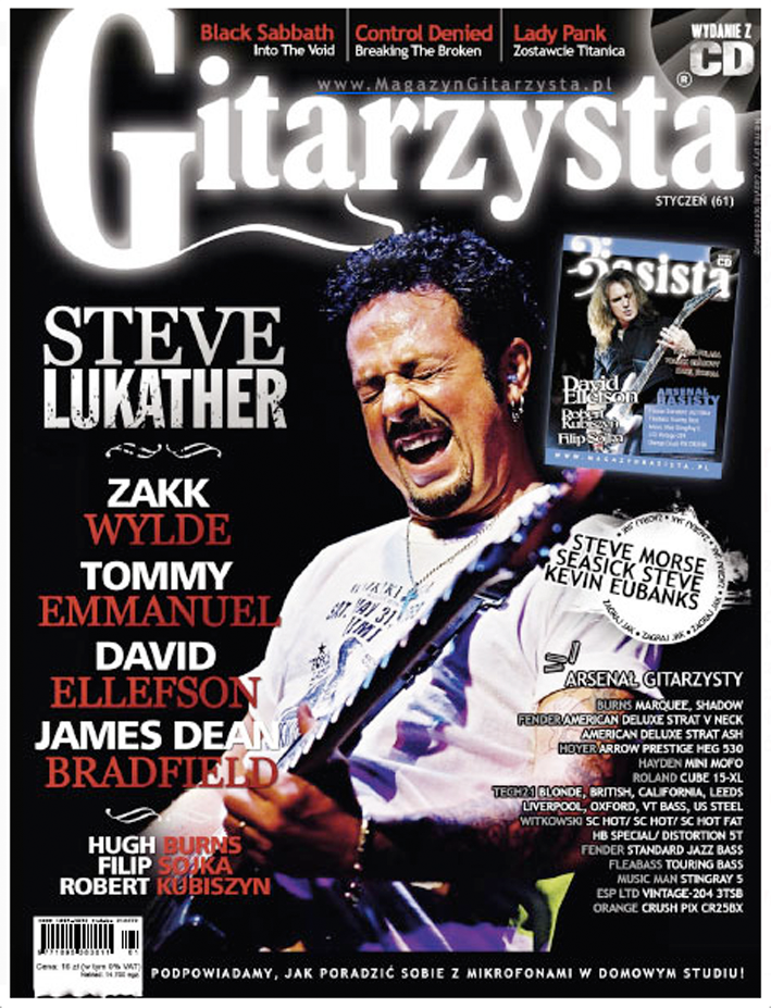  Steve lukather for cover Polish magazine. 